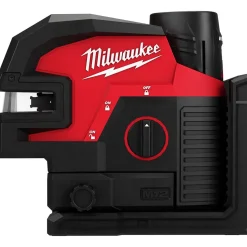 Milwaukee M12 Green Cross Line & 4-Points Laser Kit 3624-21