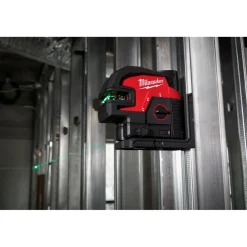 Milwaukee M12 Green Cross Line & 4-Points Laser (Tool Only) 3624-20