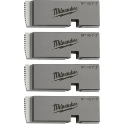 Milwaukee Milwaukee 1"-2" HIGH SPEED NPT Universal Pipe Threading Dies 48-36-1204