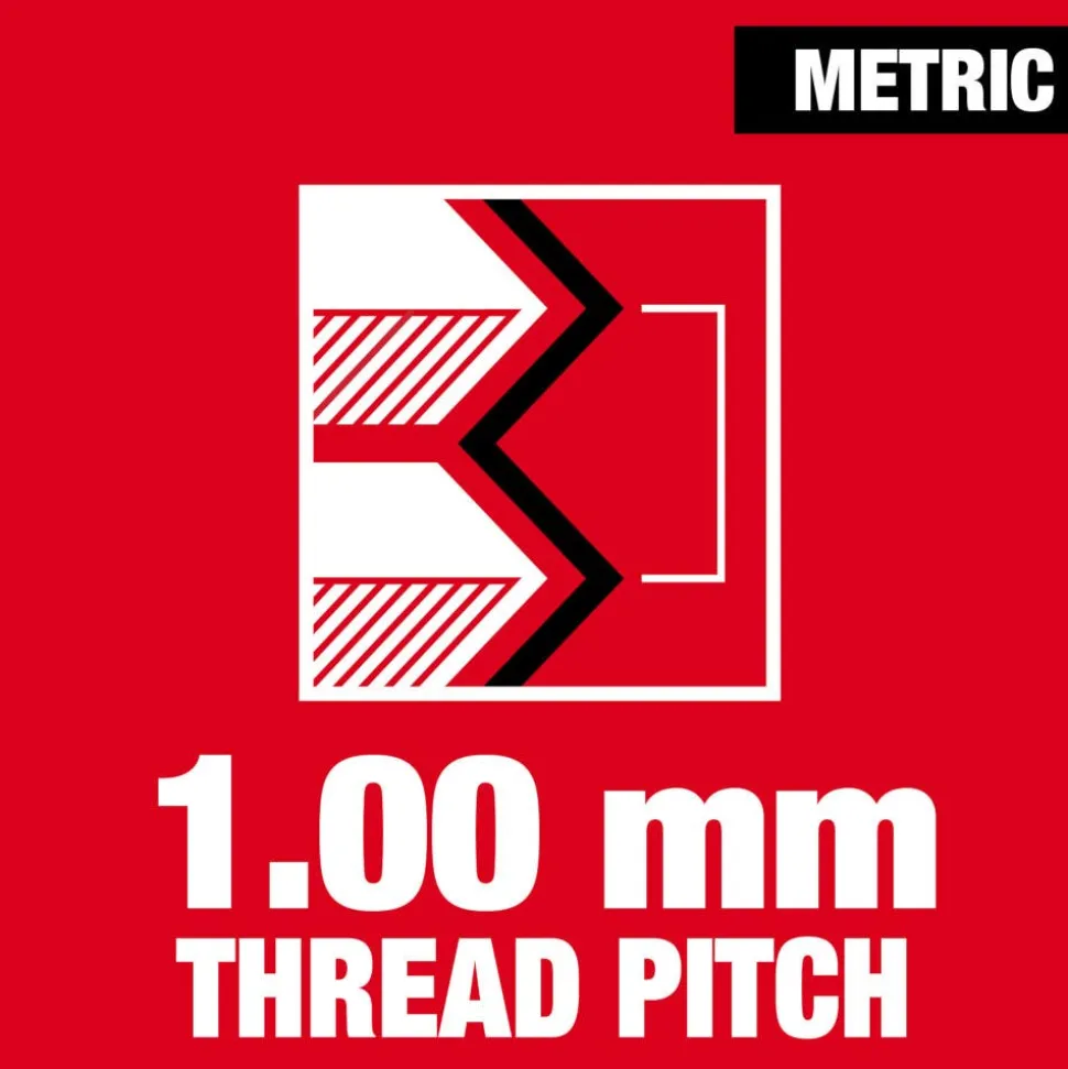 Milwaukee M6-1.00 mm 1-Inch Hex Threading Die 49-57-5336