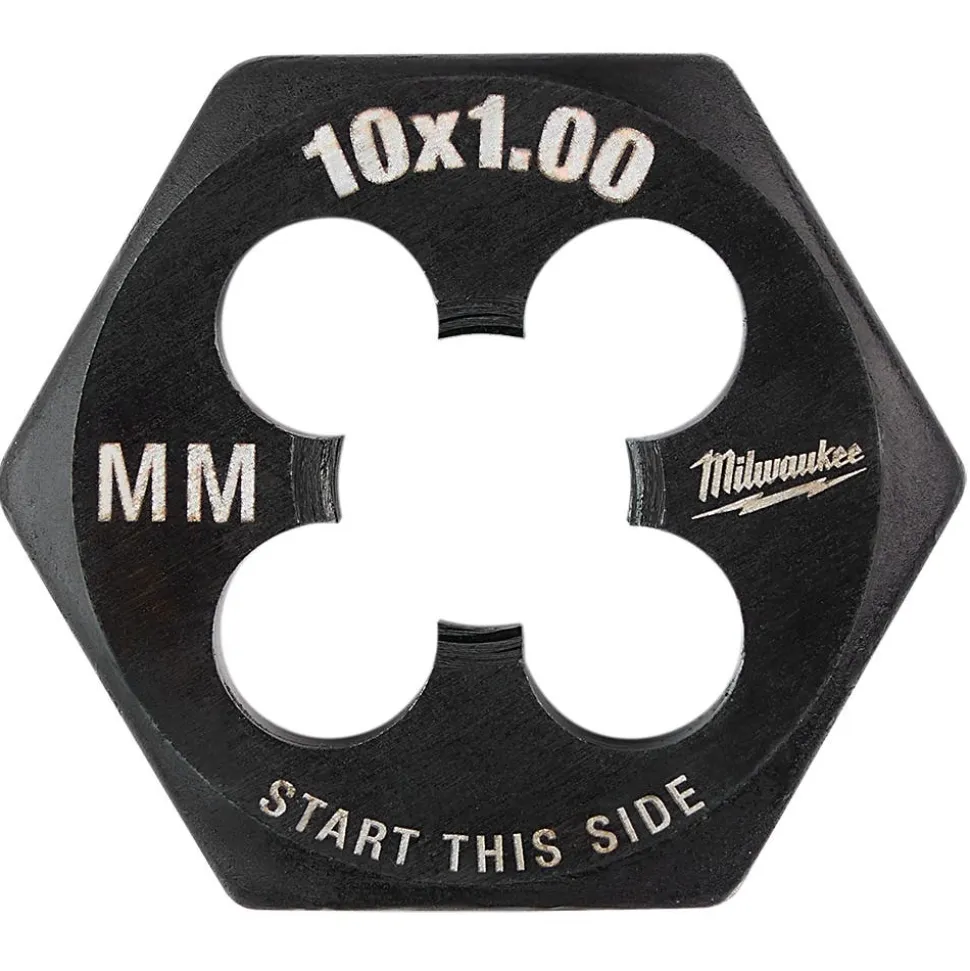 Milwaukee M9-1.25 mm 1-Inch Hex Threading Die 49-57-5347