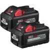 Milwaukee M18 Red Lithium 6.0Ah High Output Battery (2 Pack) 48-11-1862