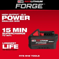 Milwaukee M18 REDLITHIUM FORGE XC6.0 Battery Pack 48-11-1861