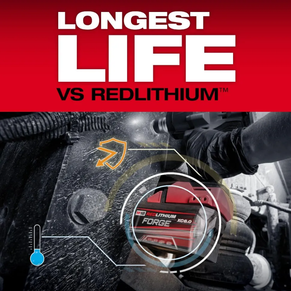 Milwaukee M18 REDLITHIUM FORGE XC6.0 Battery Pack 48-11-1861
