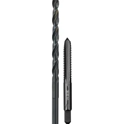 Milwaukee 1/4"-20 NC Straight Flute Plug Tap & #7 Drill Bit 49-57-5534