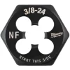 Milwaukee 3/8"-24 NF 1-Inch Hex Threading Die 49-57-5351