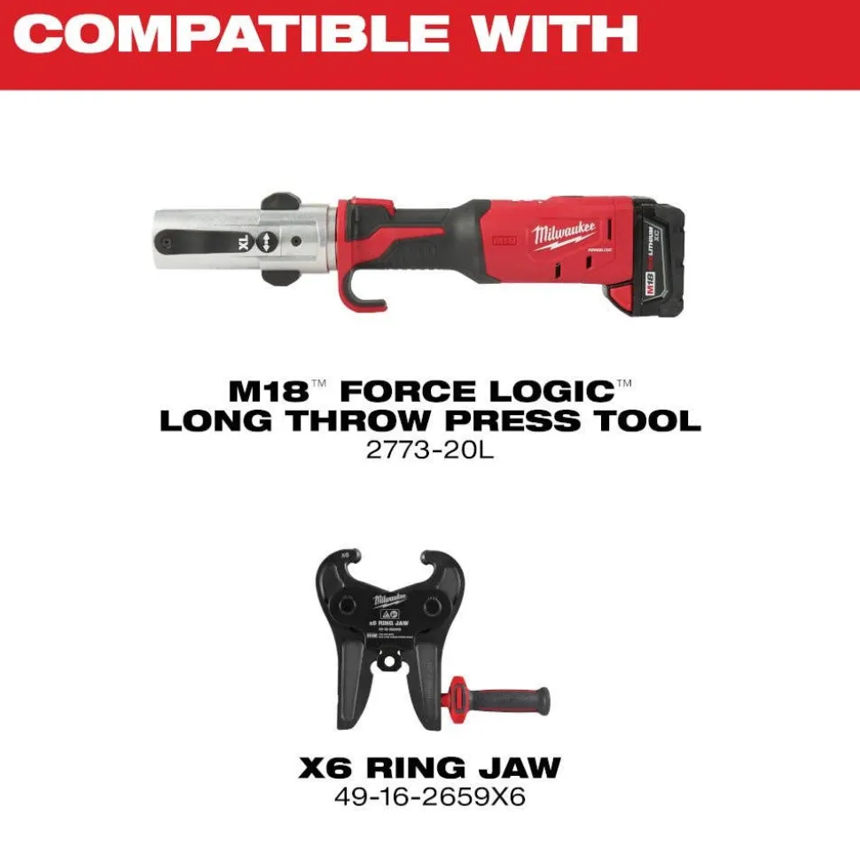 Milwaukee 3" NIBCO Press Ring for M18 FORCE LOGIC Long Throw Press Tool 49-16-2657NX