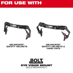 Milwaukee 10 Pack Mirrored Eye Visor Replacement Lenses 48-73-1462