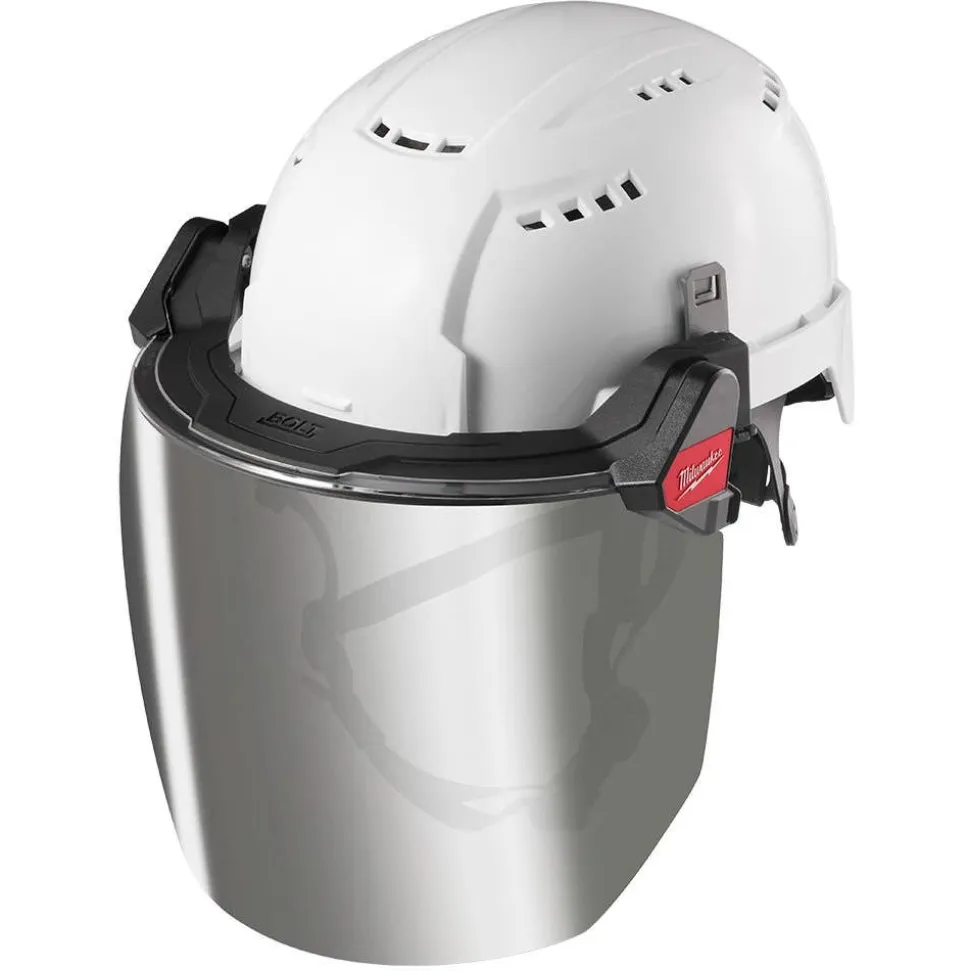 Milwaukee 10 Pack Mirrored Face Shield Replacement Lenses (Helmet & Hard Hat Frame) 48-73-1437