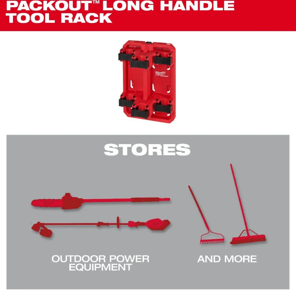 Milwaukee PACKOUT Long Handle Tool Rack 48-22-8349