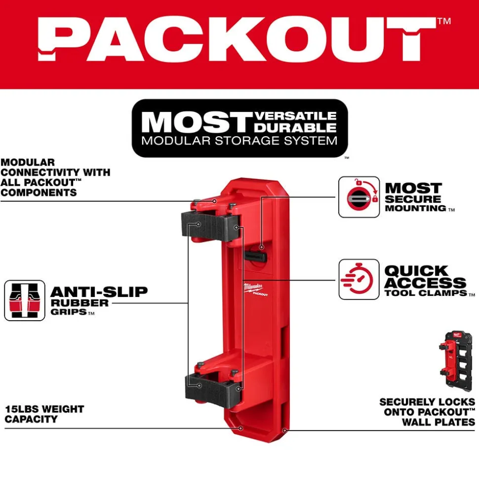 Milwaukee PACKOUT Long Handle Tool Holder 48-22-8348