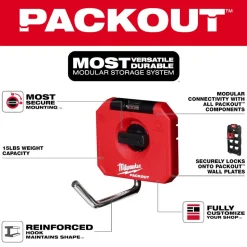 Milwaukee PACKOUT 4" Single Straight Hook 48-22-8328