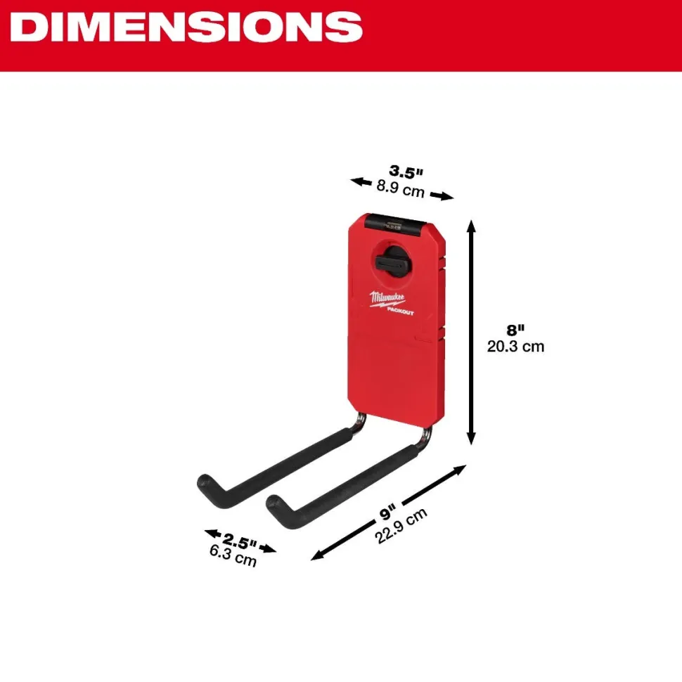 Milwaukee PACKOUT 9" Straight Hook 48-22-8330