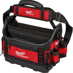 Milwaukee PACKOUT 15" Structured Tote & 26 Pocket Backpack Bundle