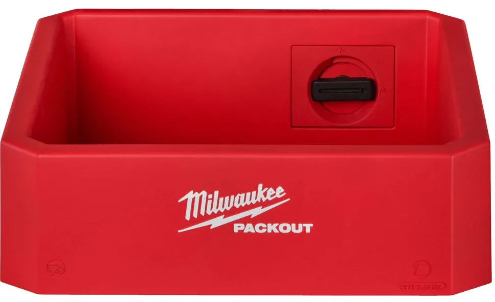Milwaukee PACKOUT Tool Station, Compact Shelf, Screwdriver & Mag. Rack Accessory Bundle
