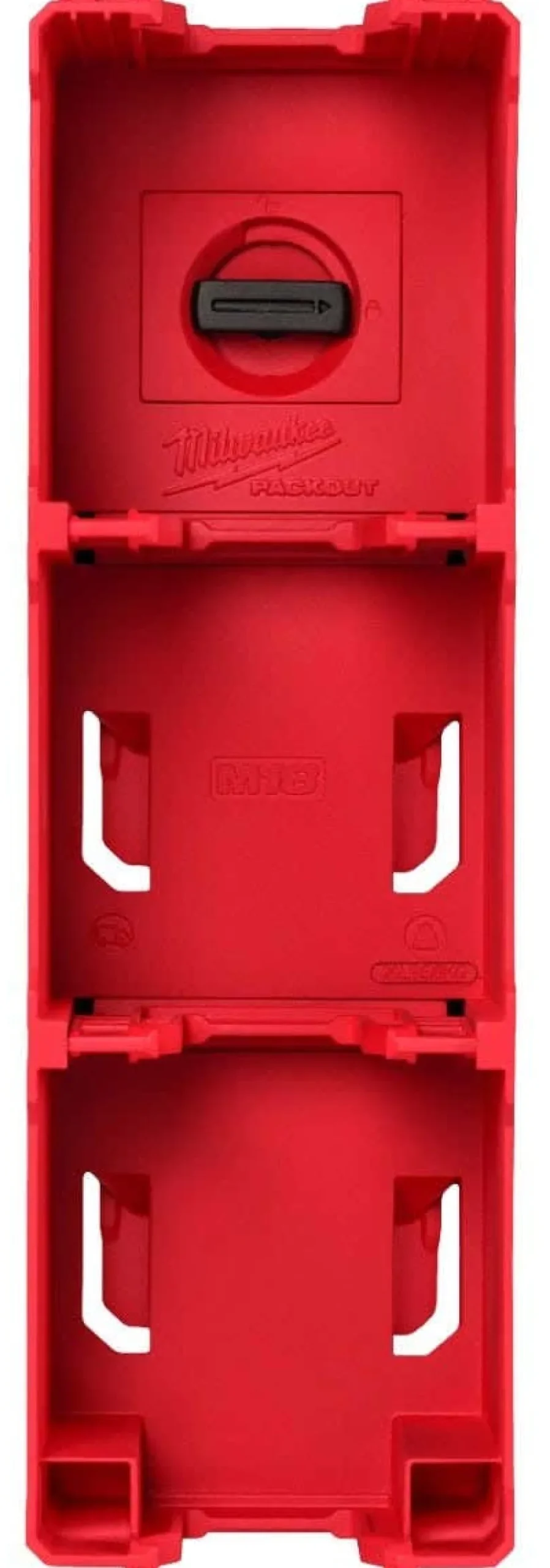 Milwaukee PACKOUT Tool Station, M18 & M12 Battery Rack, Large & Std. Mag. Bin Accessory Bundle