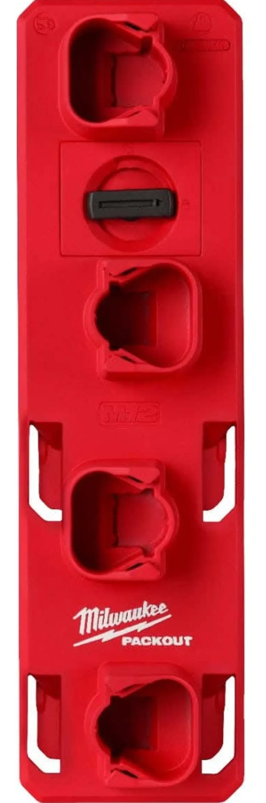 Milwaukee PACKOUT Tool Station, M18 & M12 Battery Rack, & Compact Shelf Accessory Bundle