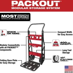 Milwaukee Packout 2-Wheel Cart Dolly 48-22-8415