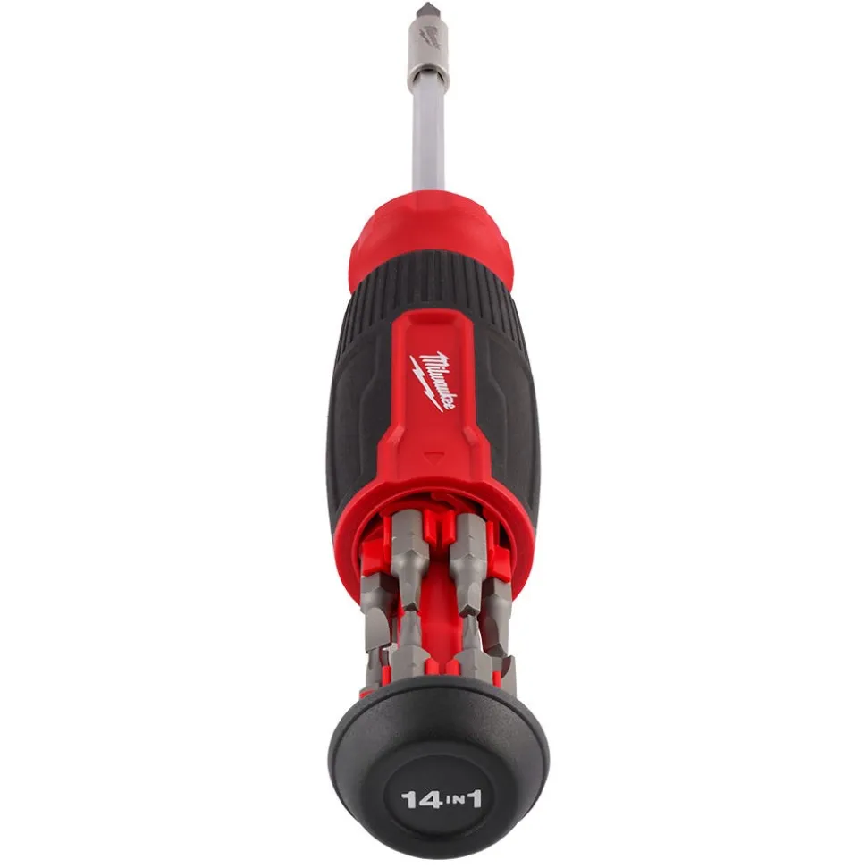 Milwaukee 2pc 14-in-1 Ratcheting Multi-Bit and 8-in-1 Ratcheting Compact Multi-bit Screwdriver Set 48-22-2905