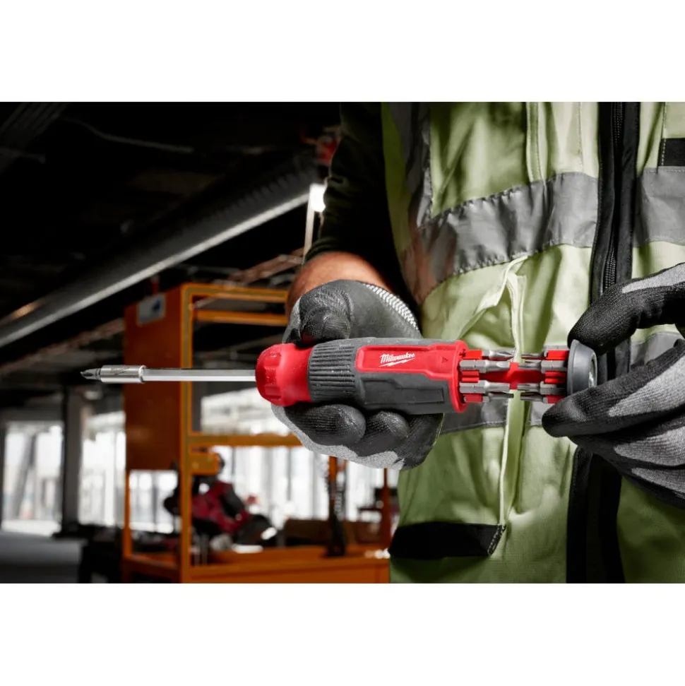 Milwaukee 2pc 14-in-1 Ratcheting Multi-Bit and 8-in-1 Ratcheting Compact Multi-bit Screwdriver Set 48-22-2905