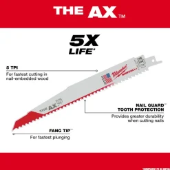 Milwaukee 15PC Sawzall Blade PACKOUT Kit 49-22-5641