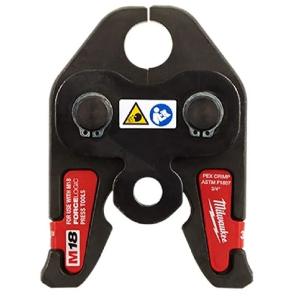 Milwaukee 3/4" PEX Crimp (F1807 & F2159) Jaw for M18 Force Logic Press Tools 49-16-2653C
