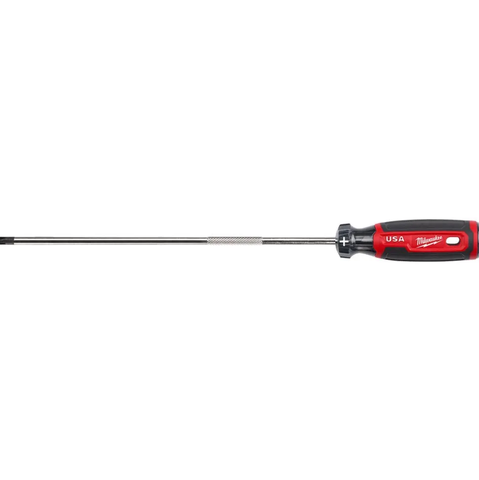Milwaukee #2 Phillips 10" Cushion Grip Screwdriver (USA) MT204