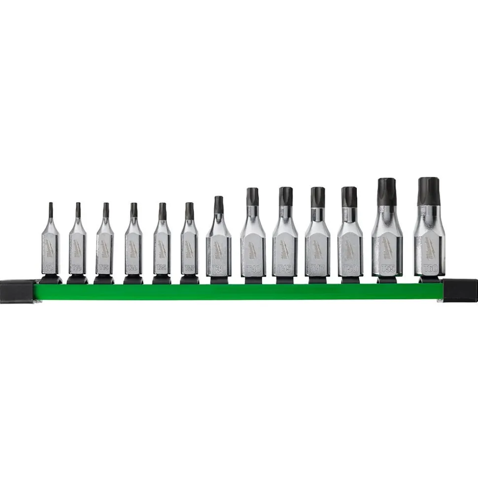 Milwaukee 13 Piece 1/4" and 3/8" Drive TORX Bit Socket Set 48-22-9532