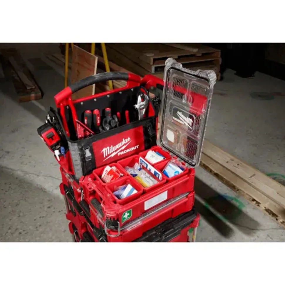 Milwaukee 79 Piece Class A Type III PACKOUT First Aid Kit 48-73-8435C