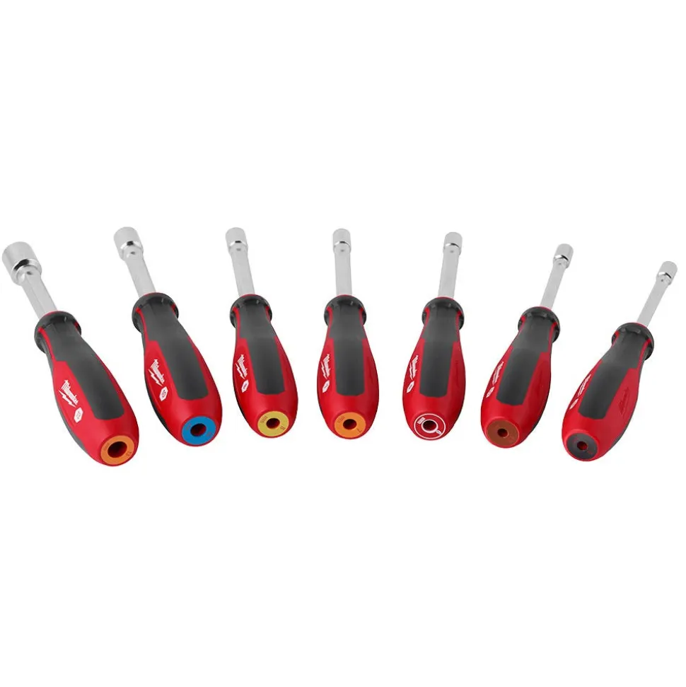 Milwaukee 7 Piece Metric HollowCore Magnetic Nut Driver Set 48-22-2548