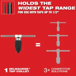 Milwaukee 38 Piece Metric Tap & Die PACKOUT Set w/ Hex-LOK 2-in-1 Handle 49-22-5603