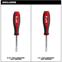 Milwaukee 2 Piece SAE HollowCore Nut Driver Set 48-22-2442