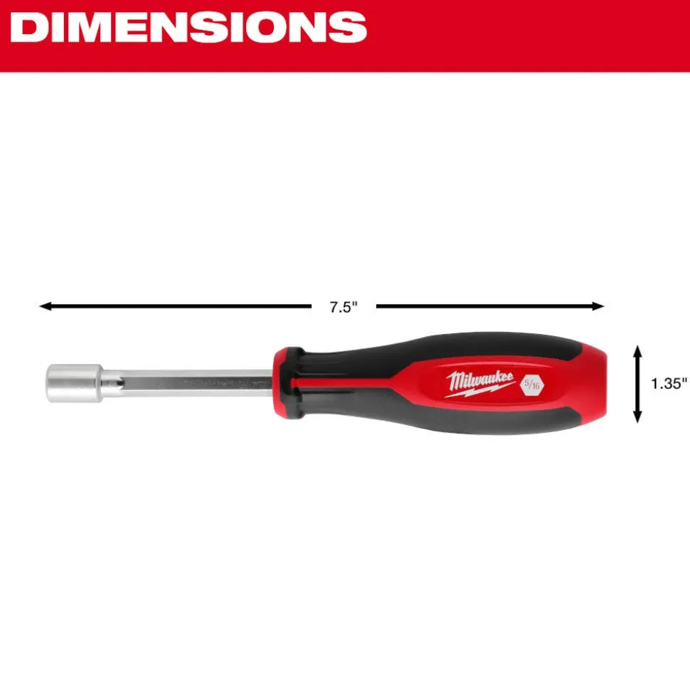 Milwaukee 2 Piece SAE HollowCore Nut Driver Set 48-22-2442