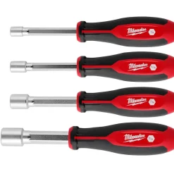 Milwaukee 4 Piece SAE HollowCore Nut Driver Set 48-22-2444