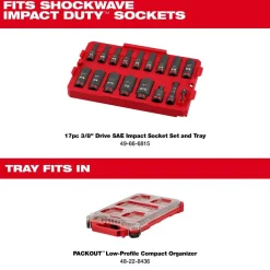 Milwaukee 15 Piece SHOCKWAVE Impact Duty 1/2