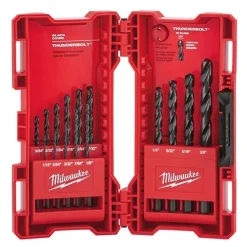 Milwaukee 15 Piece Thunderbolt Black Oxide Drill Bit Set 48-89-2803