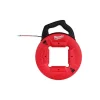 Milwaukee 100' Poly Fish Tape (Flexible Metal Leader) 48-22-4195