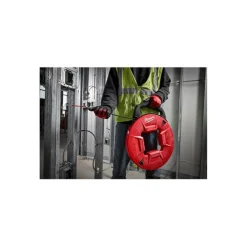 Milwaukee 200' Poly Fish Tape (Flexible Metal Leader) 48-22-4197
