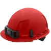 Milwaukee Red Front Brim Vented Type 1 Class C Hard Hat w/ 4pt Ratcheting Suspension 48-73-1208