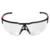 Milwaukee Safety Glasses with Magnified Clear Anti-Scratch Lenses +2.50 Magnification - Polybag Packaging 48-73-2207