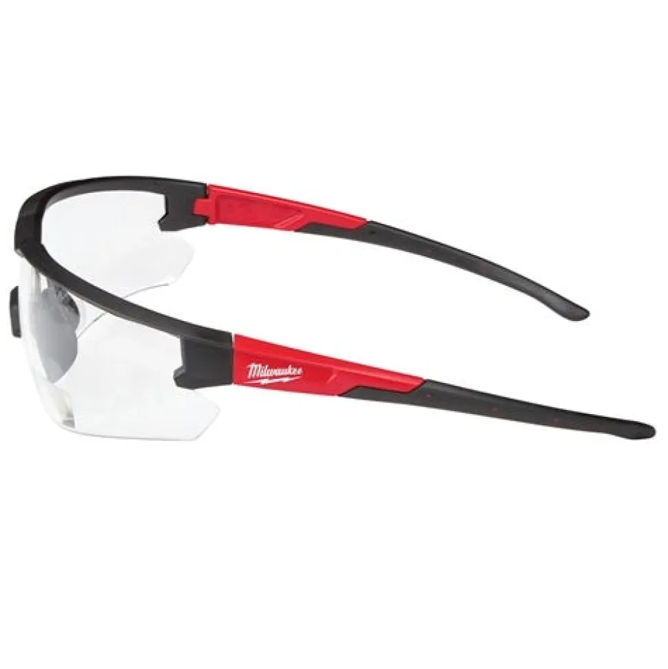 Milwaukee Safety Glasses with Magnified Clear Anti-Scratch Lenses +2.50 Magnification - Polybag Packaging 48-73-2207