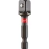 Milwaukee SHOCKWAVE 1/4" HEX Shank TO 1/4" Impact Socket Adapters 48-32-5730