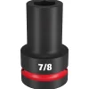 Milwaukee Shockwave Impact Duty 1" Drive 7/8" Deep 6 Point Socket 49-66-6502