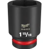 Milwaukee Shockwave Impact Duty 1" Drive 1-15/16" Deep 6 Point Socket 49-66-6519