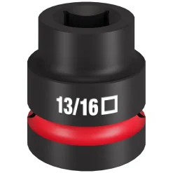 Milwaukee SHOCKWAVE Impact Duty 1" Drive 13/16" Standard 4 Point Square Socket 49-66-7841
