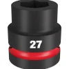 Milwaukee Shockwave Impact Duty 1" Drive 27mm Standard 6 Point Socket 49-66-6592