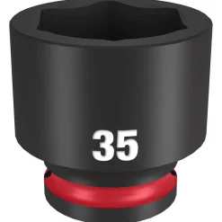 Milwaukee Shockwave Impact Duty 1/2" Drive 35mm Standard 6 Point Socket 49-66-6267