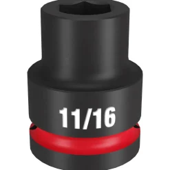 Milwaukee Shockwave Impact Duty 3/4" Drive 11/16" Standard 6 Point Socket 49-66-6302