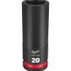 Milwaukee Shockwave Impact Duty 3/4" Drive 27mm Standard 6 Point Socket 49-66-6365