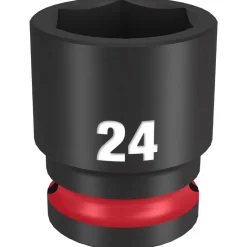 Milwaukee Shockwave Impact Duty 1/2" Drive 24mm Standard 6 Point Socket 49-66-6256